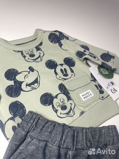 Костюм детский C&A новый, свитшот брюки, размер 62