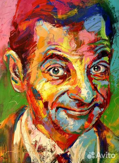 Картина по номерам 40x50 Мистер Бин