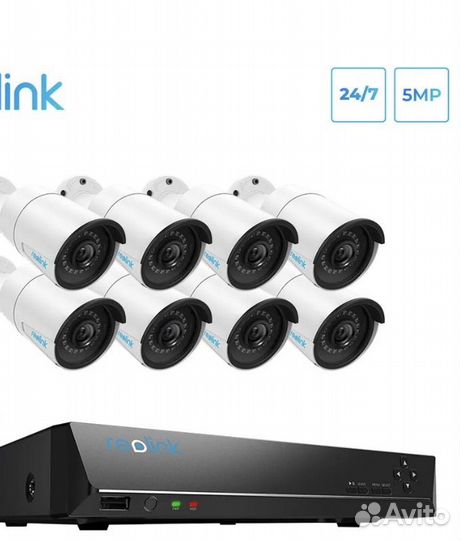 Видеонаблюдение reolink rlk16-410b8 5mp