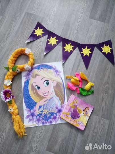 Декор на праздник в стиле Рапунцель