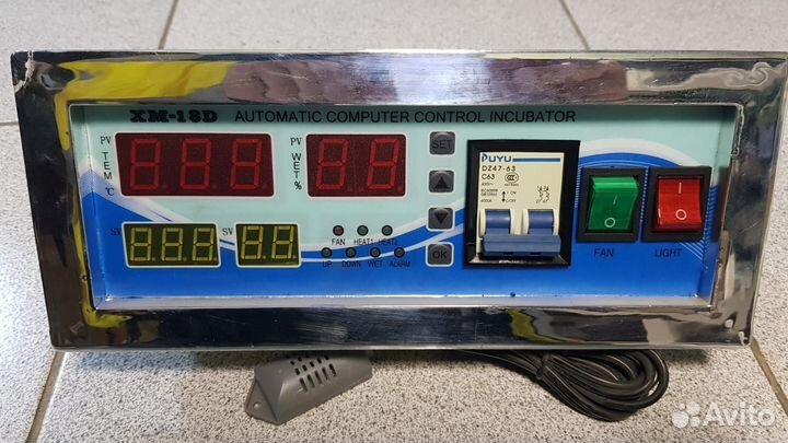 Цифровой контроллер для инкубатора xm-18d новый