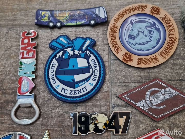 Магниты футбольных и хоккейных клубов