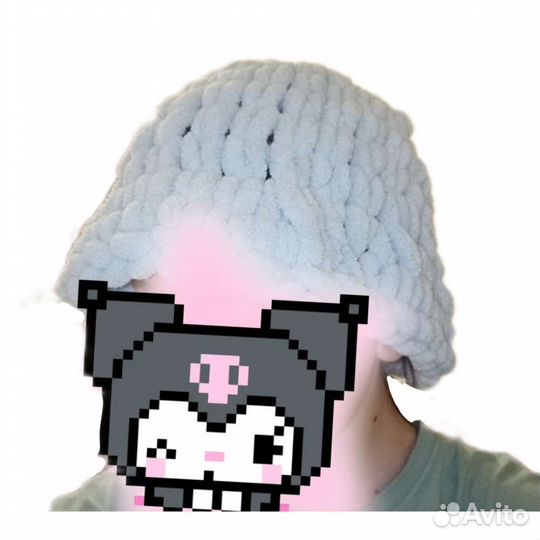 Шапка зимняя ручная работа