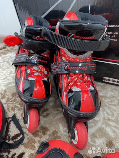 Ролики раздвижные 31-34 с набором защиты