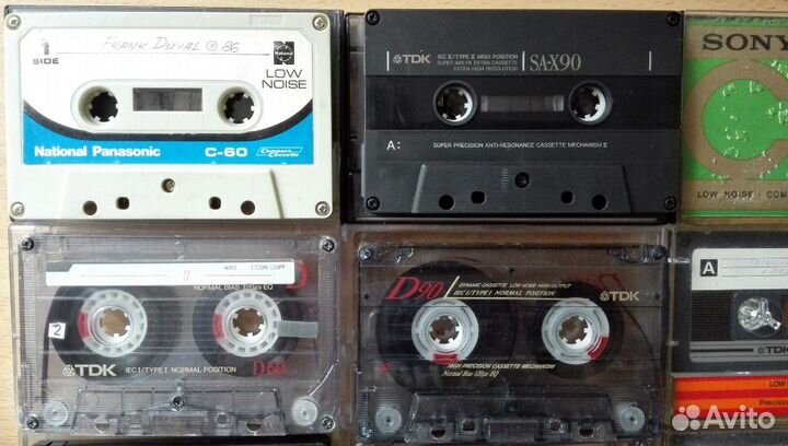Аудиокассета National Panasonic TDK D90 Sony