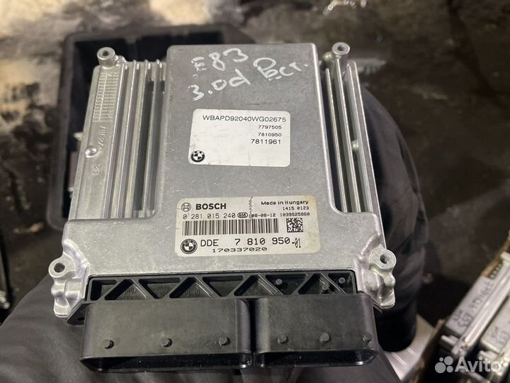 Эбу двигателя бмв Х5 Е70 м57