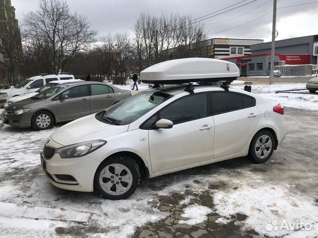 Автобокс на крышу Joker, 530 литров белый