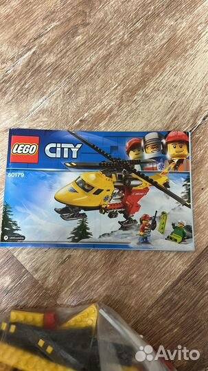 Lego city вертолет скорой помощи