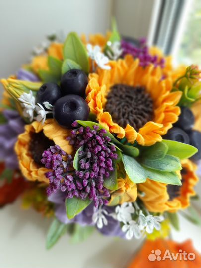 Букет из мыла ручной работы