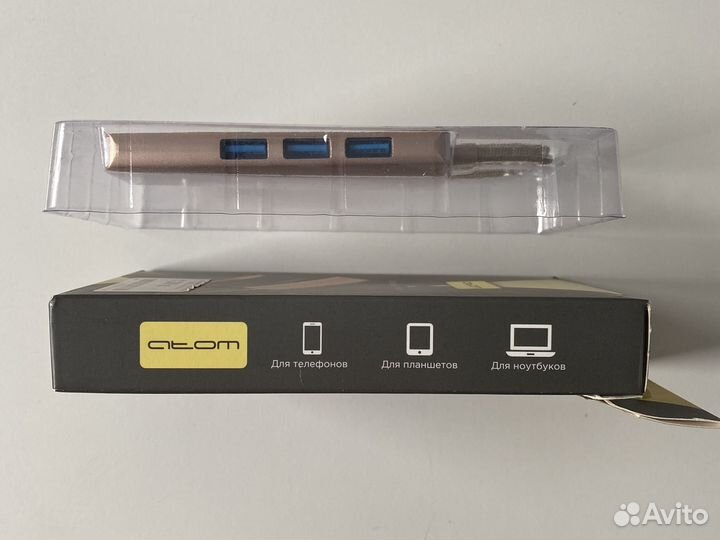 Usb хаб type c 31 -4*USB A 3.0