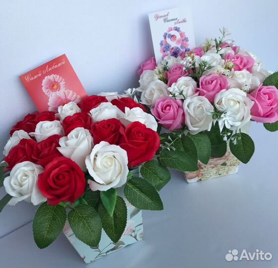 Букет цветов из мыла