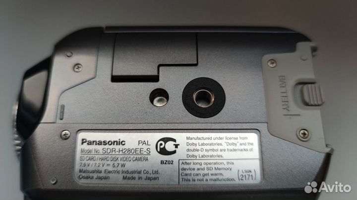 Видеокамера Panasonic sdr h280