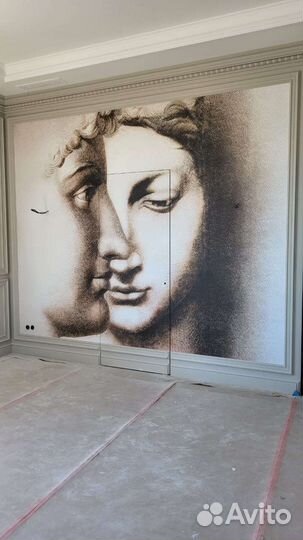 Поклейка обоев