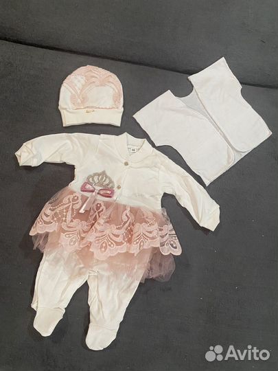 Детские вещи на выписку весна-лето