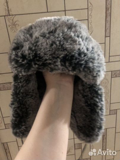Шапка ушанка детская