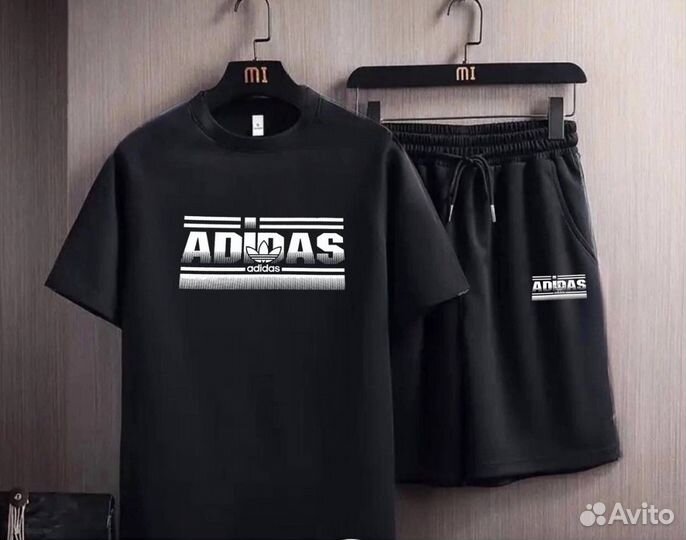 Летний костюм шорты и футболка adidas