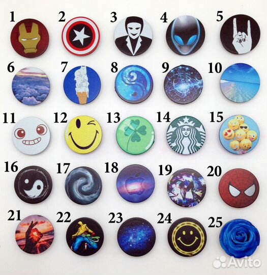 Попсокет (Popsocket) для телефона многоразовый