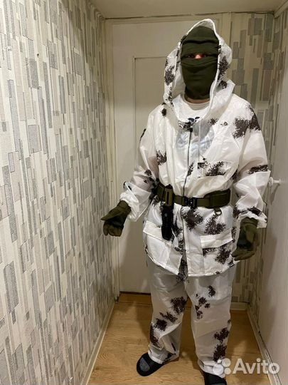 Маскировочный костюм зимний клякса