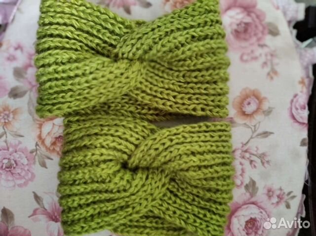 Пряжа шерсть СССР и альпака Перу, шапка повязки