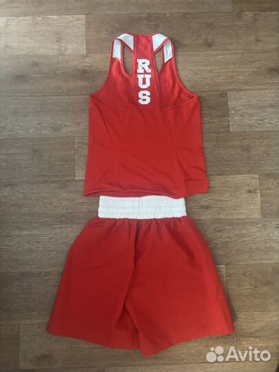 Боксерская форма nike красная