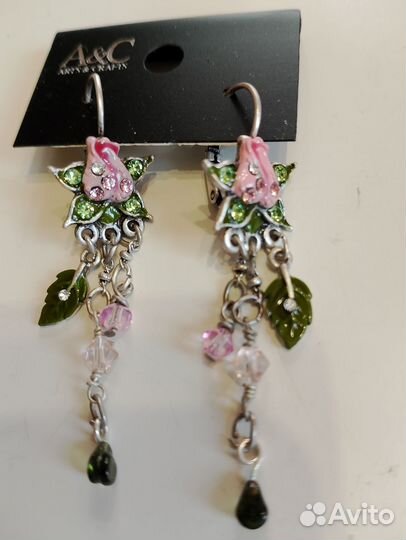 Arts&Crafts серьги Rosebud Coll