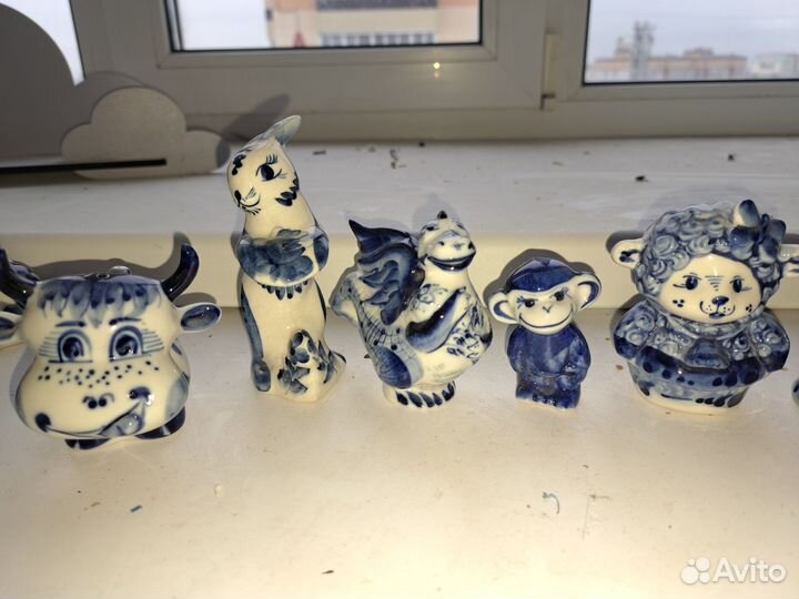 Гжель фигурки