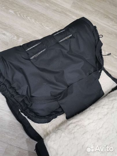 Меховой конверт в коляску овчина