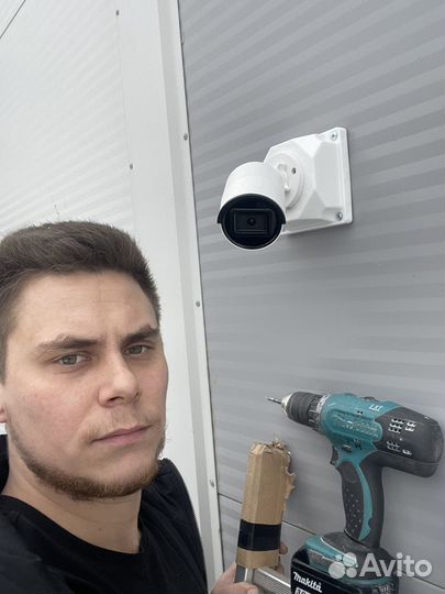 Устновка монтаж видеонаблюдения