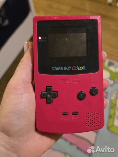 Gameboy color с картриджами