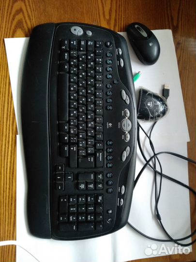 Беспроводная механическая клавиатура+мышь Logitech