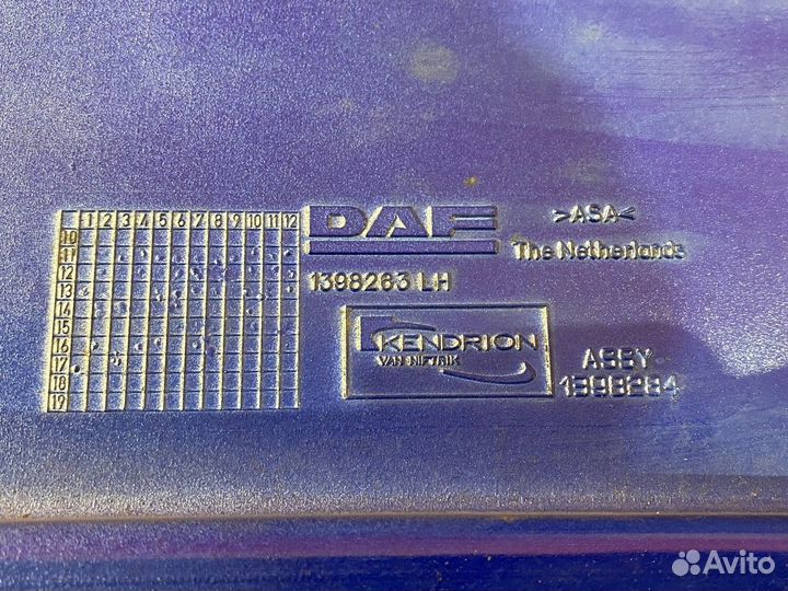 Облицовка фары левой Daf XF105