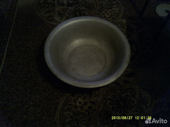 Тазик алюминиевый