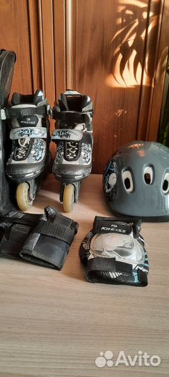 Роликовые коньки раздвижные для мальчика р. 26-29
