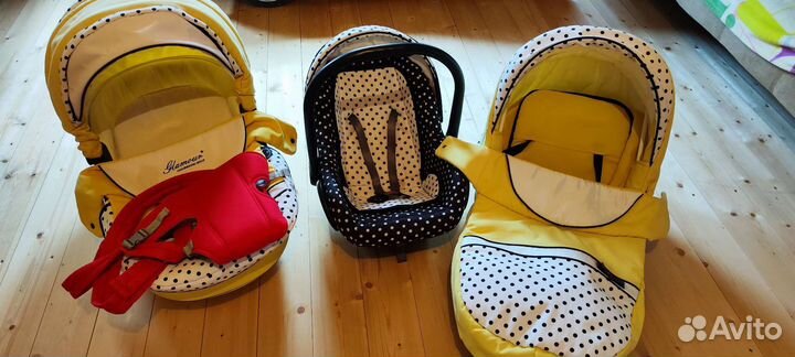 Коляска 3 в 1 dada paradiso