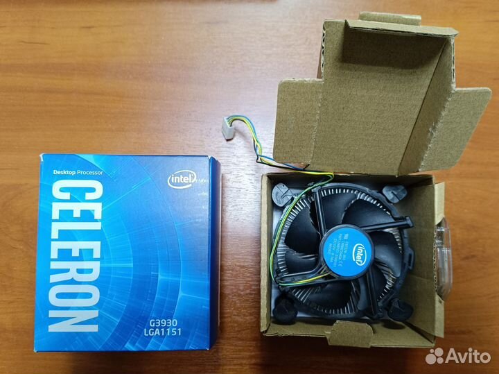 Процессор BOX с кулером Celeron G3930 LGA 1151