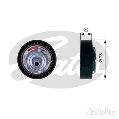 Натяжной ролик привода грм powergrip