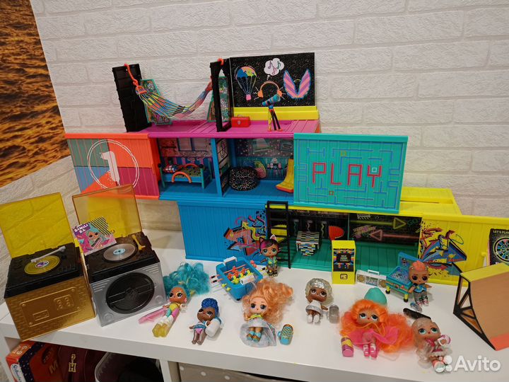 Дом комплект с куклами Лол все оригинал