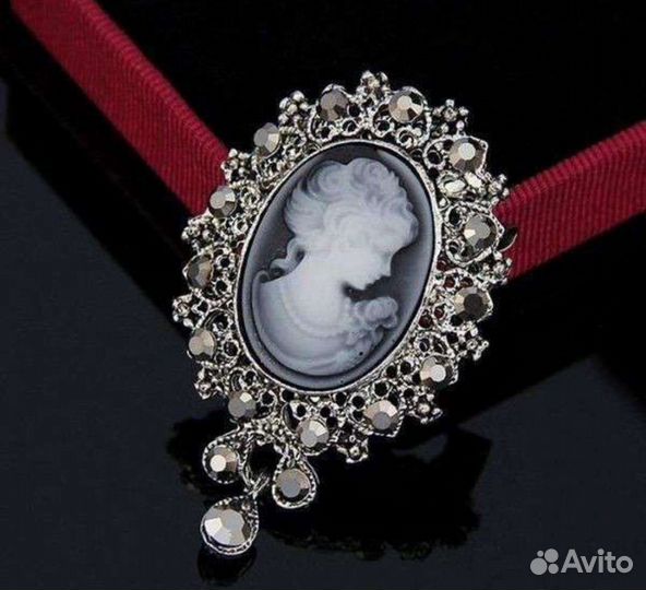 Брошь камея Италия