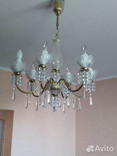 Хрустальная люстра СССР
