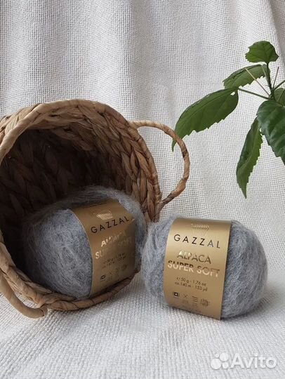 Пряжа Gazzal alpaca super soft