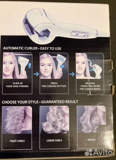 Щипцы для завивки волос Rowenta