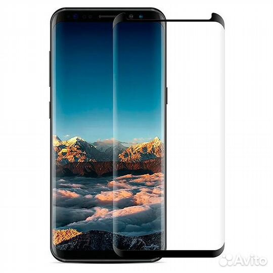 Защитное стекло 3D для Samsung S9 Plus G965F черно