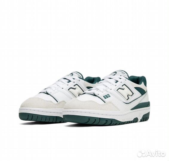 New Balance 550 White Vintage Teal оригинал