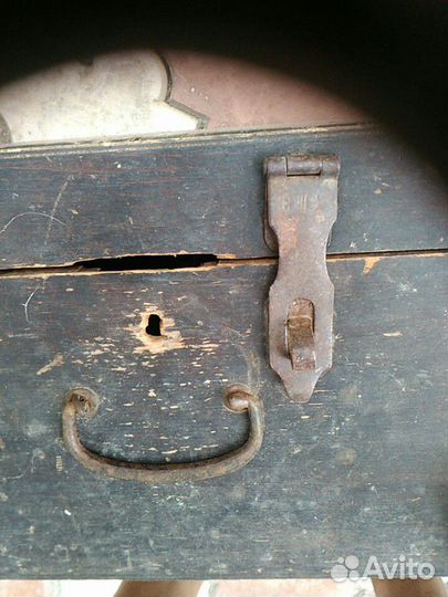 Раритетный винтажный чемодан