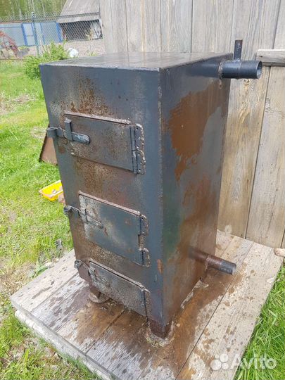 Печь отопительная с водяным контуром