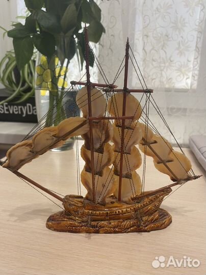 Корабль статуэтка ручная работа