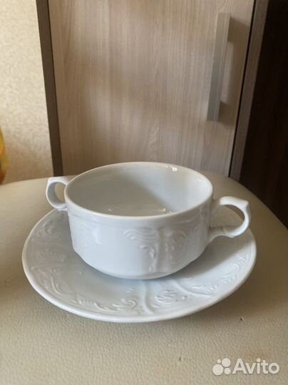 Бульонница блюдце Чайник Бернадот Чехия