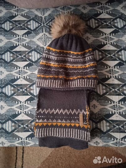 Детская зимняя шапка для мальчика