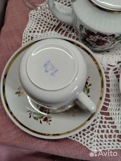 Сервиз чайный Вербилки,фарфор Хайта и др