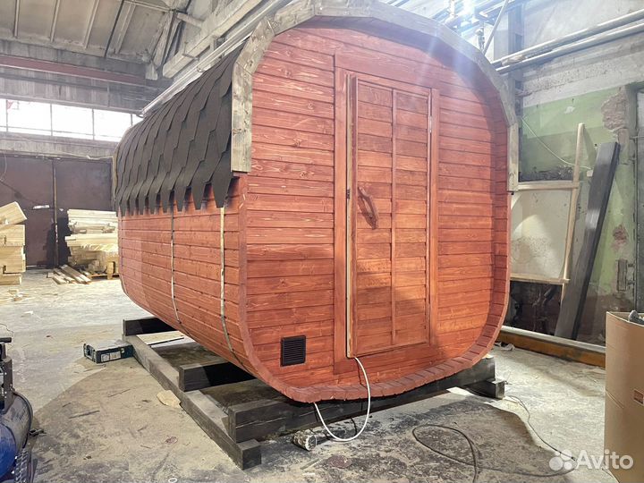 Баня бочка под ключ